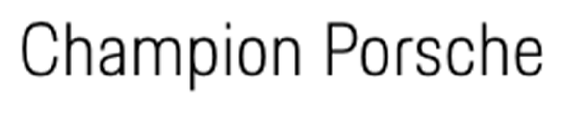 Champion Porsche logo