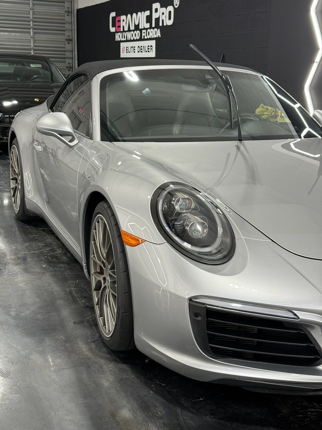 Porsche 911 Cabriolet - Silver protected at Elite Premium Detailing