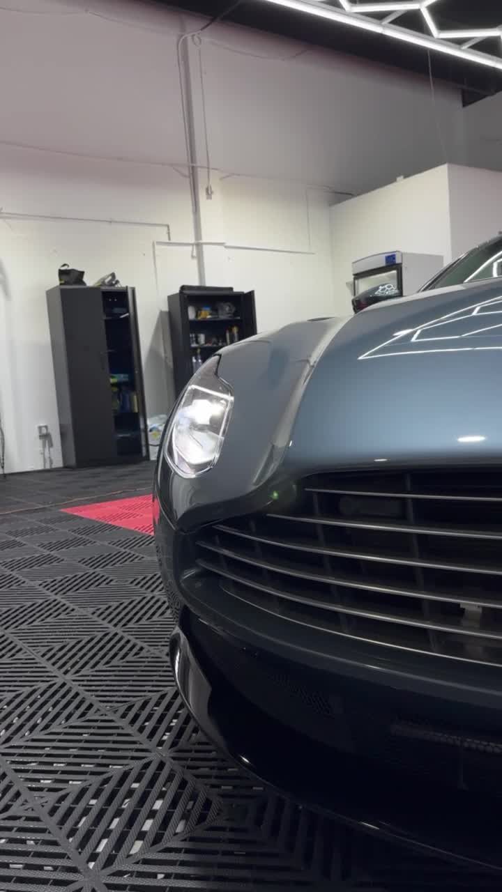 Aston Martin - Satin Gray protected at Elite Premium Detailing