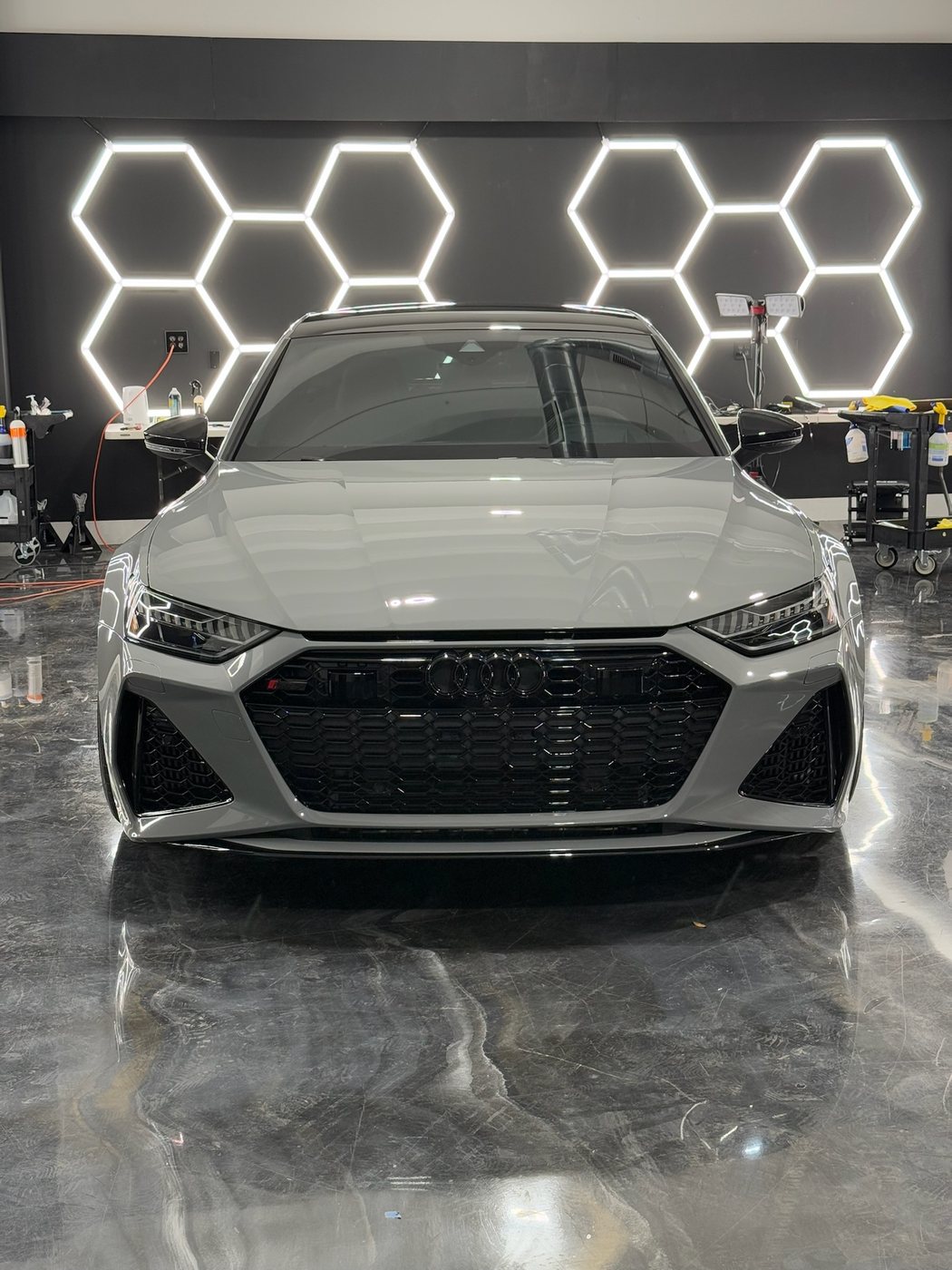 Audi RS7 - Nardo Gray protected at Elite Premium Detailing