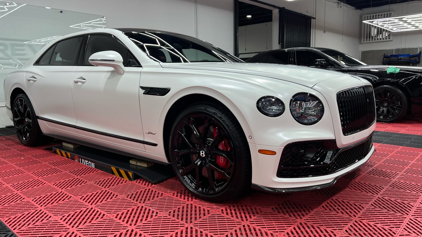 Bentley Flying Spur - White protected at Elite Premium Detailing