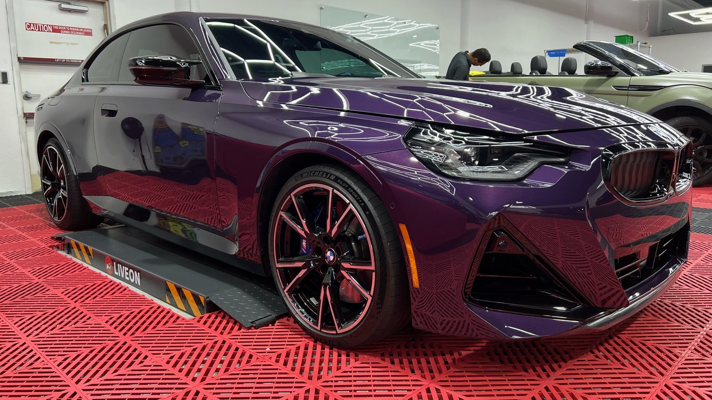 BMW 2 Series Coupe - Purple protected at Elite Premium Detailing
