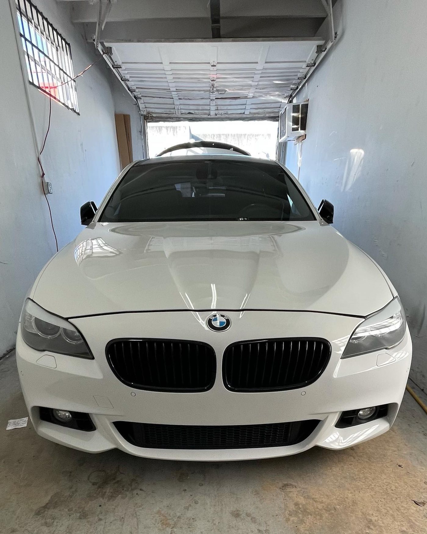 BMW 540 - White protected at Elite Premium Detailing