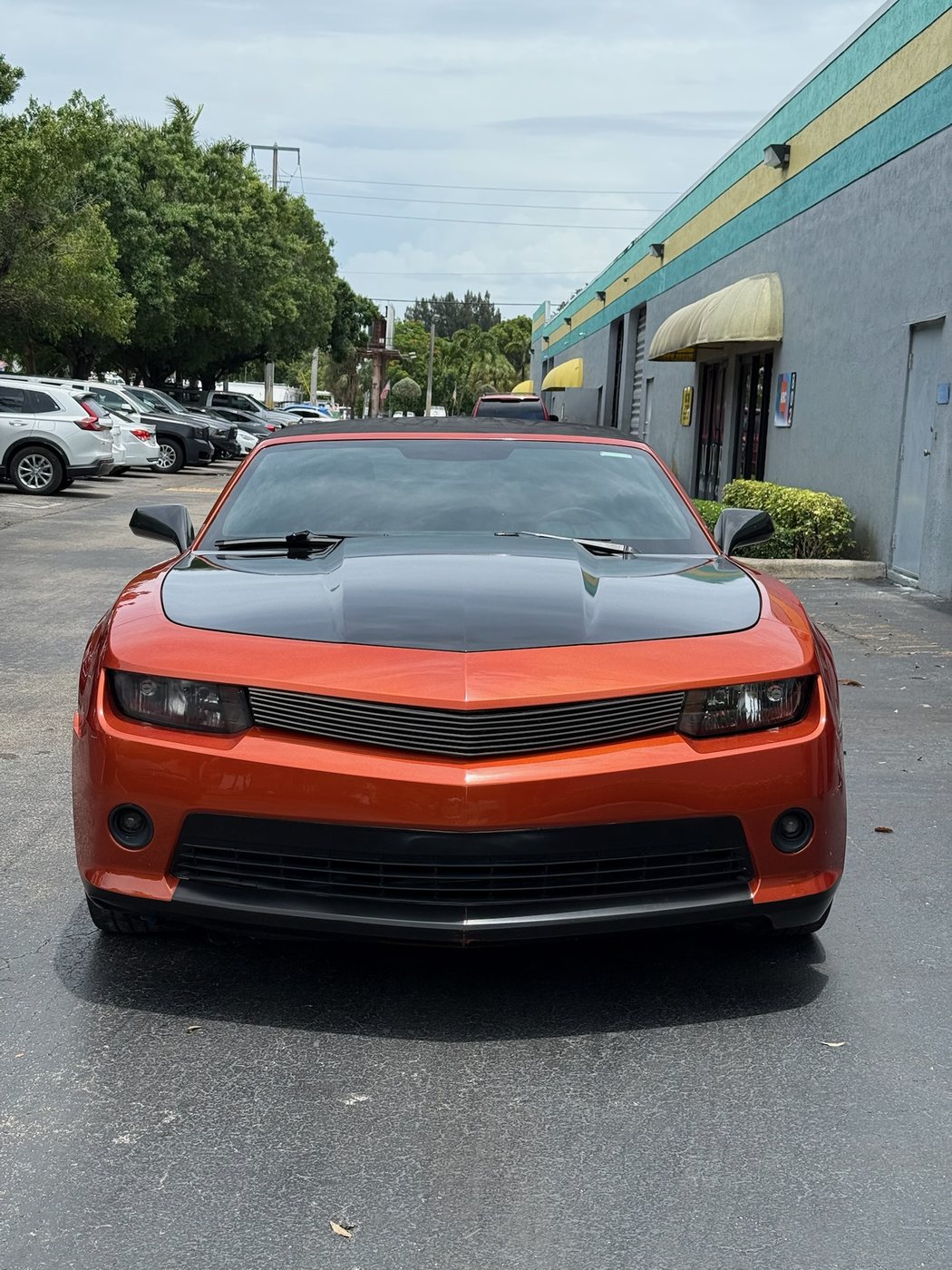 Chevrolet Camaro Convertible - Orange protected at Elite Premium Detailing