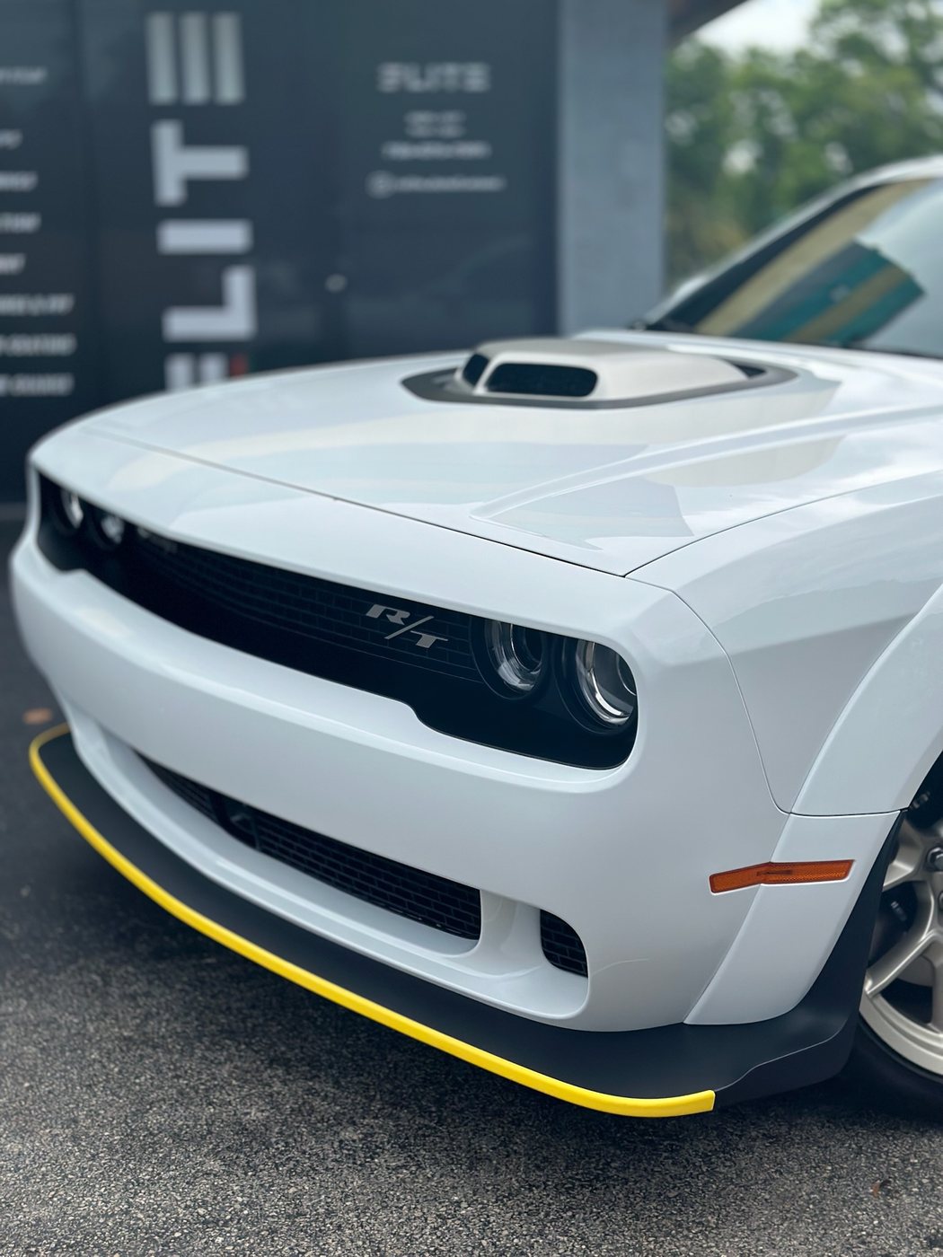 Dodge Challenger - White protected at Elite Premium Detailing