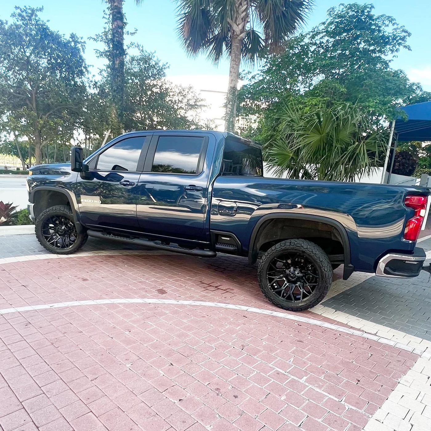 Chevrolet Silverado 2500HD - Dark Blue protected at Elite Premium Detailing