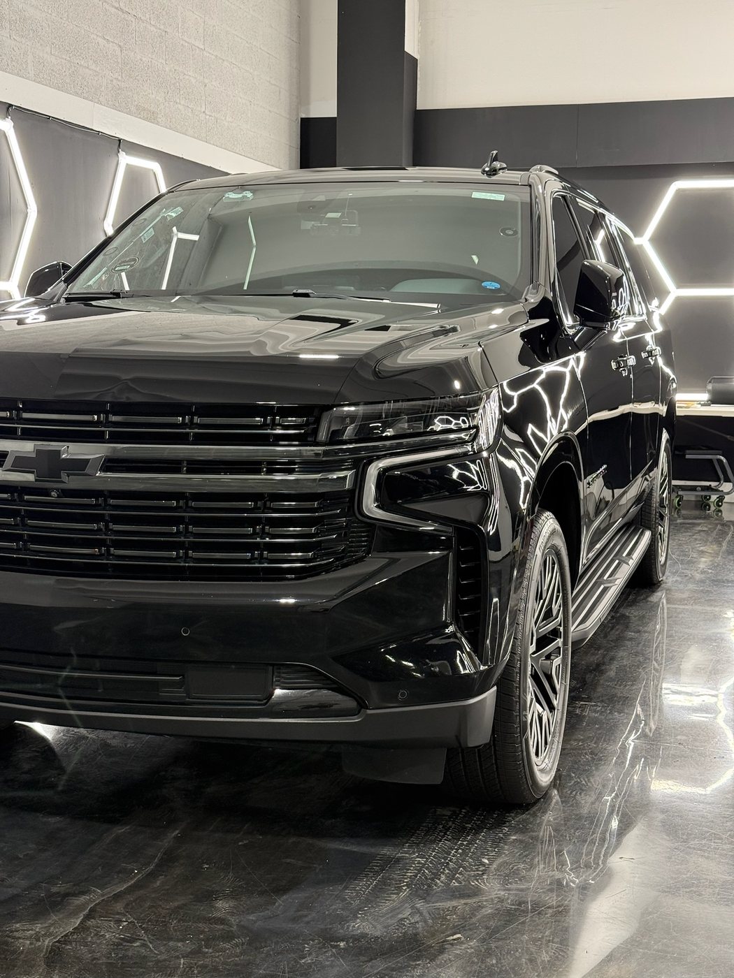Chevrolet Tahoe - Black (Blackout) protected at Elite Premium Detailing