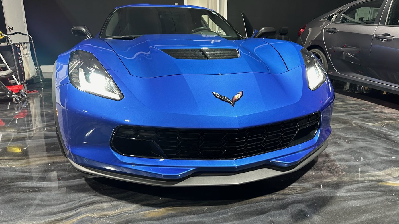 Chevrolet Corvette C7 - Blue protected at Elite Premium Detailing