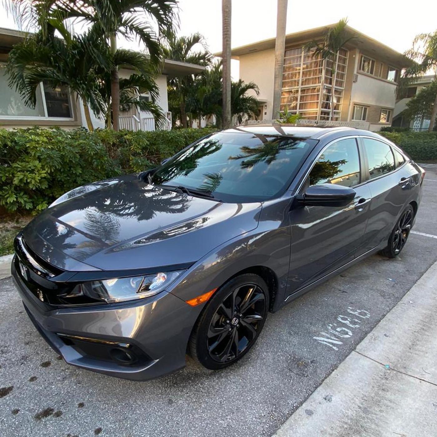 Honda Civic Sport - Gray protected at Elite Premium Detailing