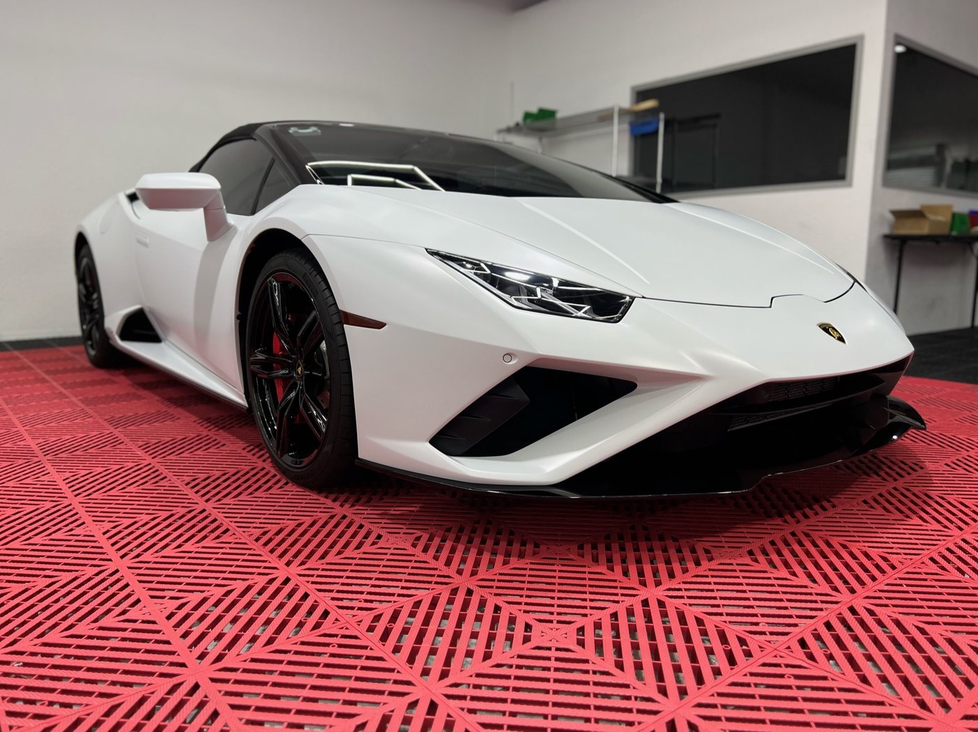 Lamborghini Huracan - White protected at Elite Premium Detailing