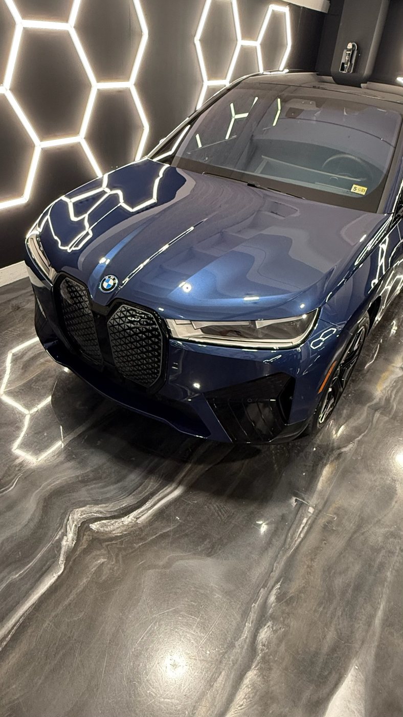 BMW iX - Blue protected at Elite Premium Detailing
