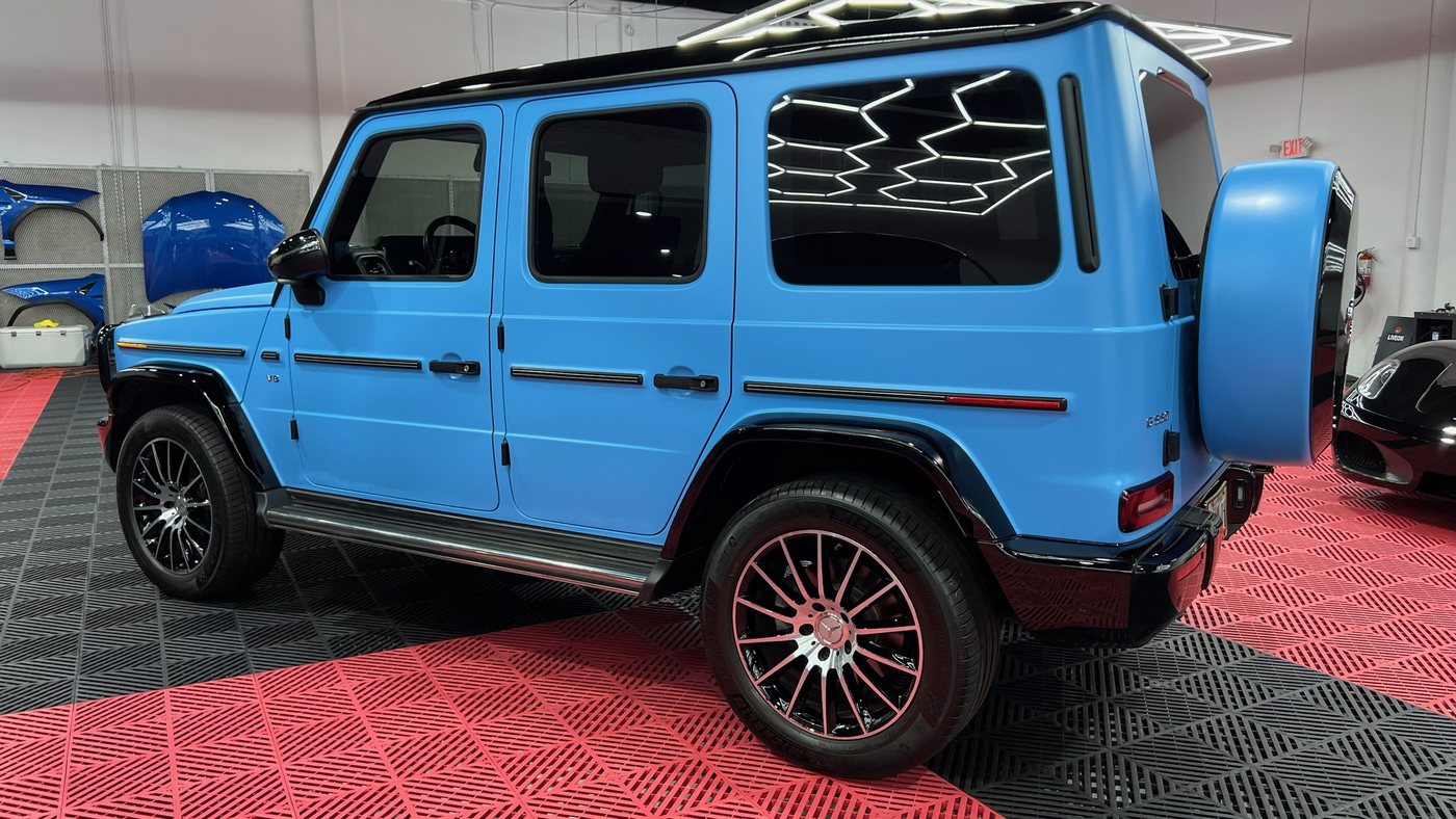 Mercedes-Benz G63 - Light Blue protected at Elite Premium Detailing