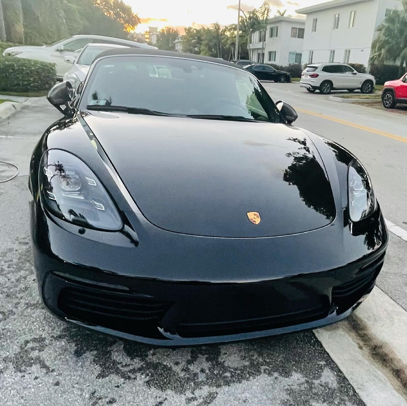 Porsche 718 Boxster - Black protected at Elite Premium Detailing