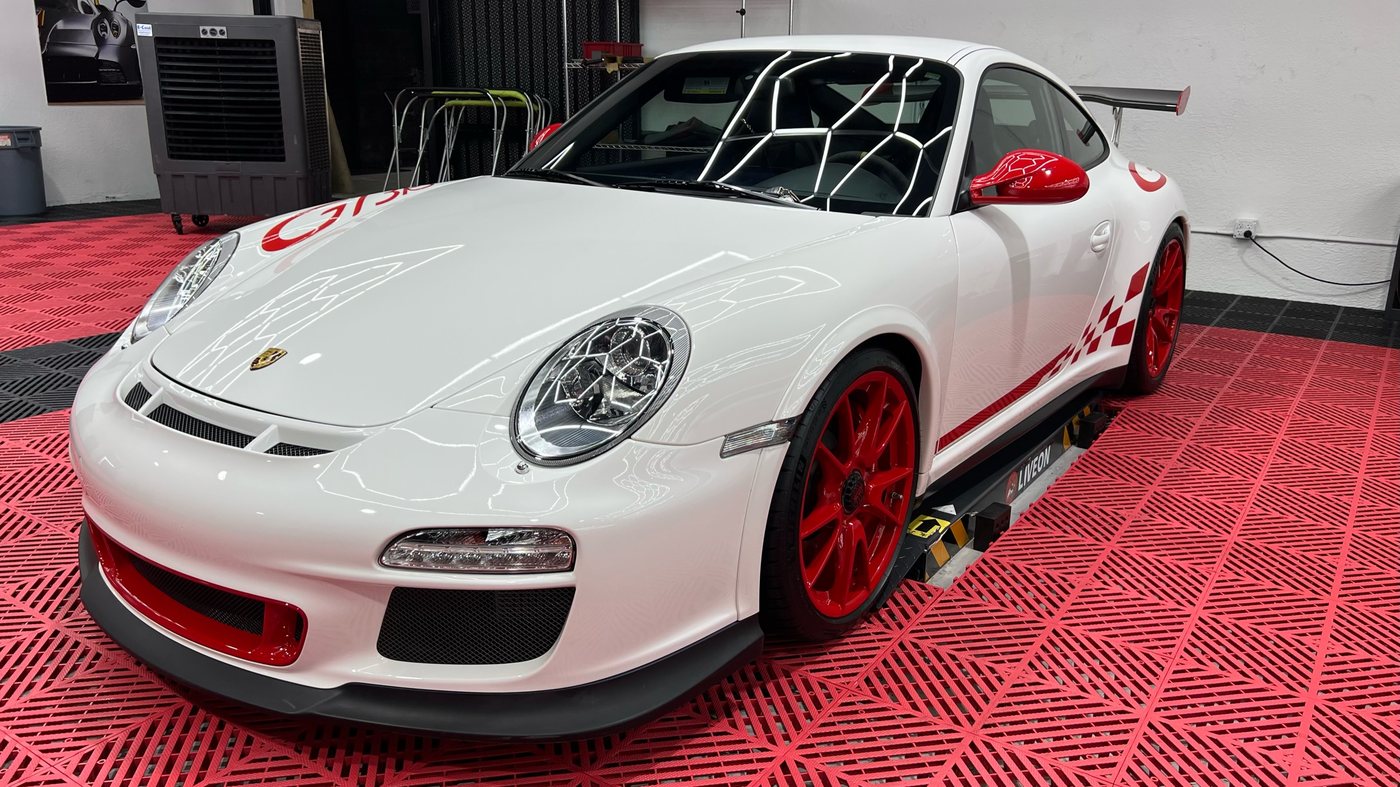 Porsche 911 997 GT3 RS - White protected at Elite Premium Detailing