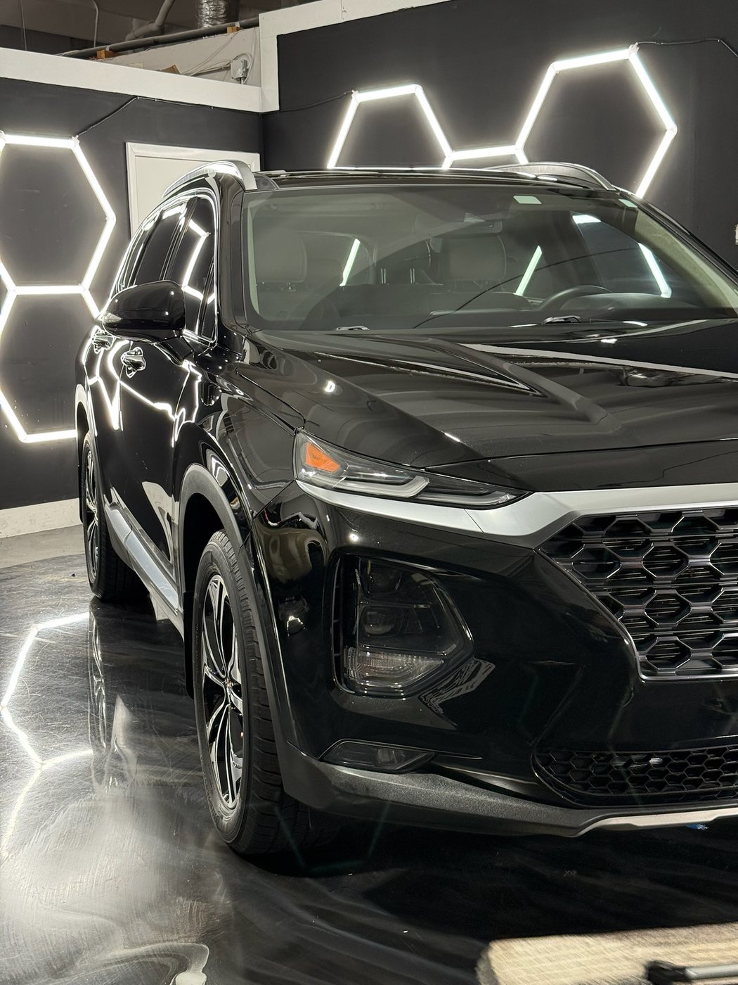 Hyundai Santa Fe - Black protected at Elite Premium Detailing