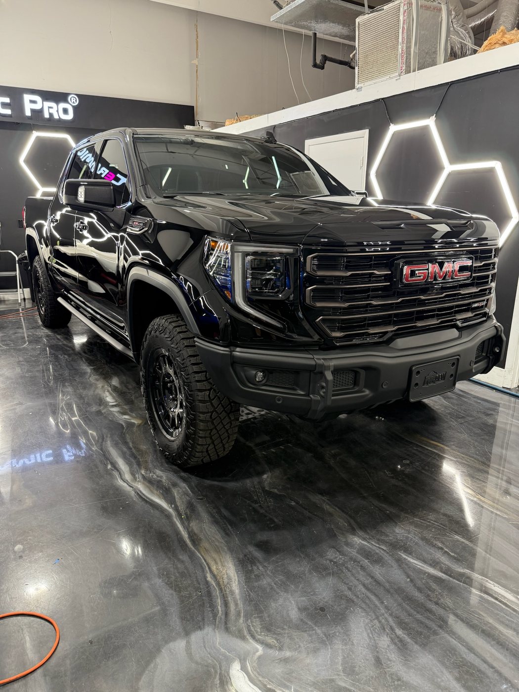 GMC Sierra AT4X - Black protected at Elite Premium Detailing