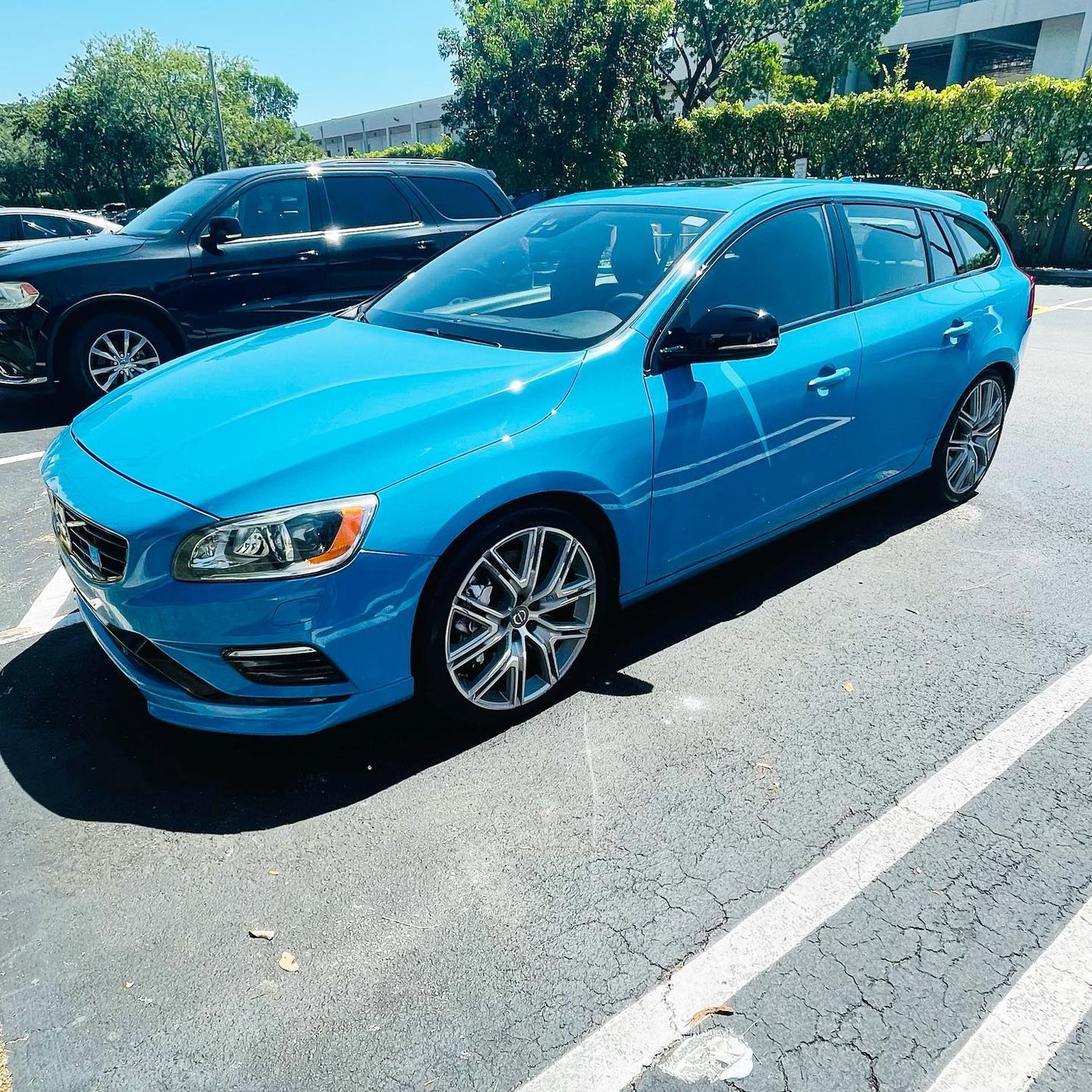 Volvo V60 Polestar - Rebel Blue protected at Elite Premium Detailing