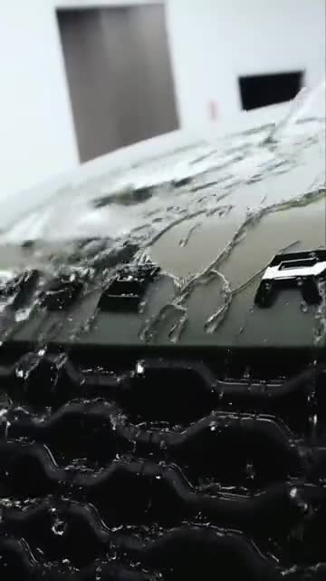 Water running off